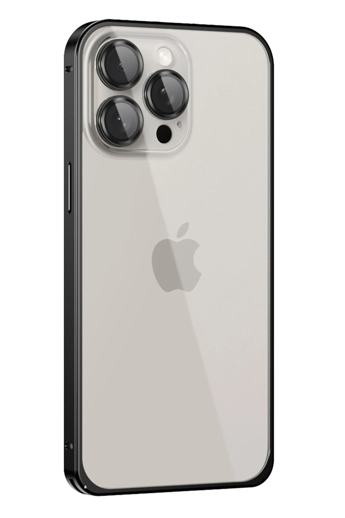 nerede bulurum Joko iPhone 15 Pro Metal Bumper Mat Kapak - Siyah