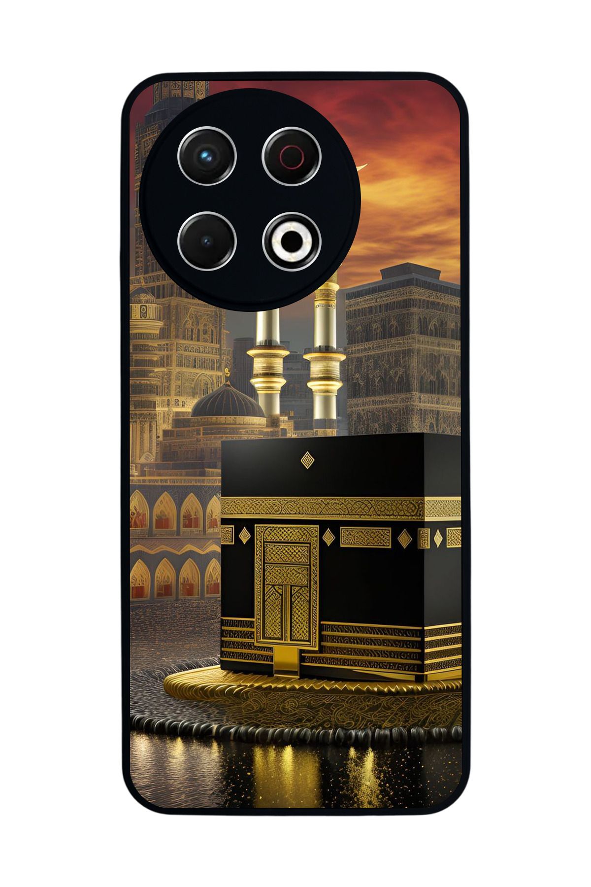 TECNO Spark 30 Pro Mat Siyah Kılıf – Yumuşak Silikon, Koruyucu, Şok Emici Kapak