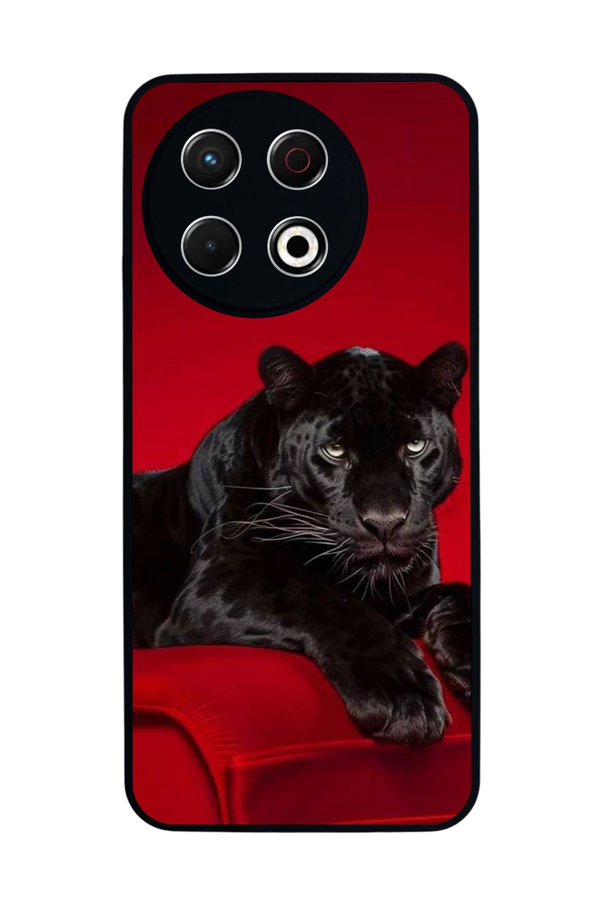 TECNO Spark 30 Pro Mat Siyah Kılıf – Yumuşak Silikon, Koruyucu, Şok Emici Kapak