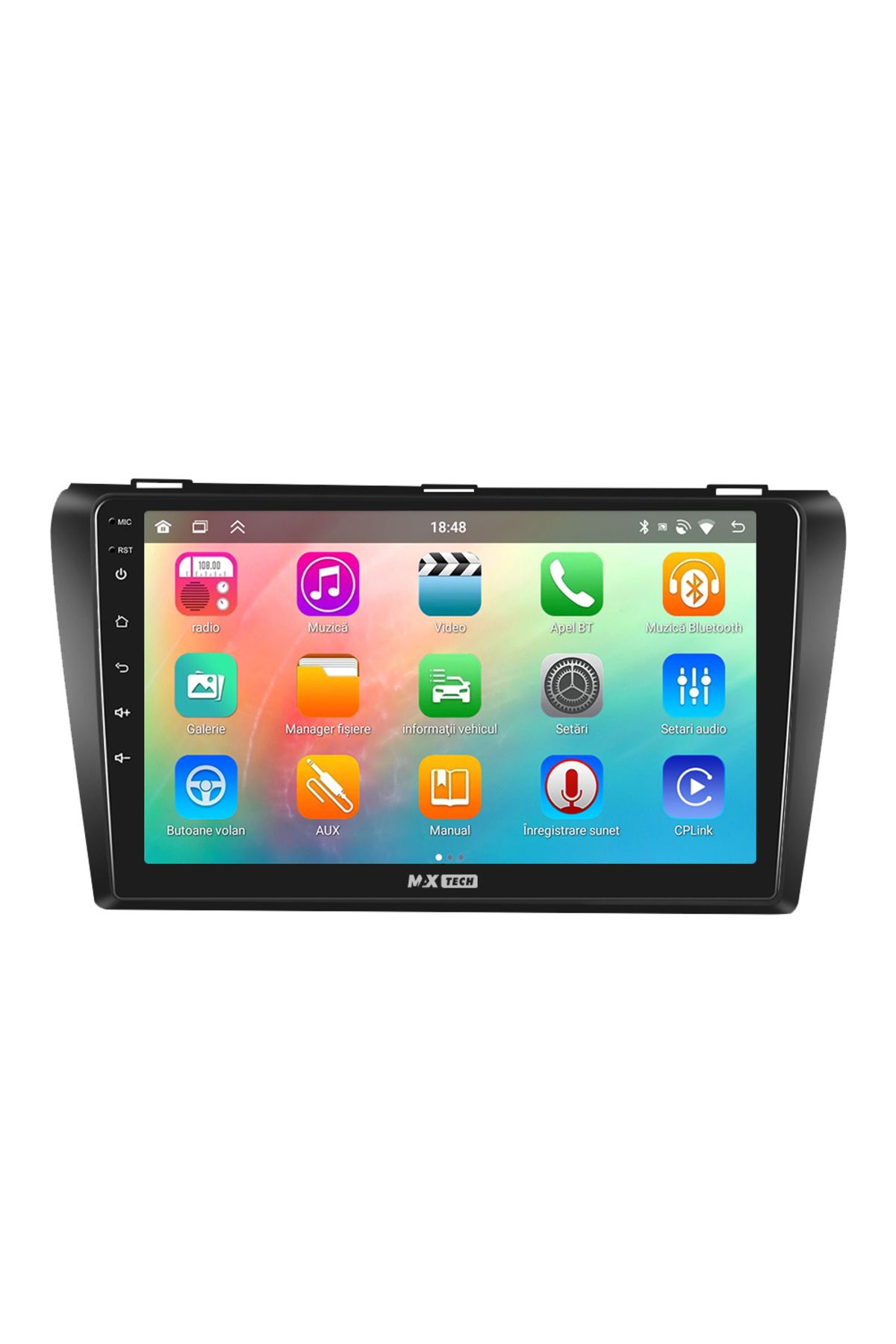 MaxTech-Navigation Mazda 3 2006-2012 dedicated, 4 GB Ram 64 GB Rom OctaCore, Carplay & Android auto, 9" 5