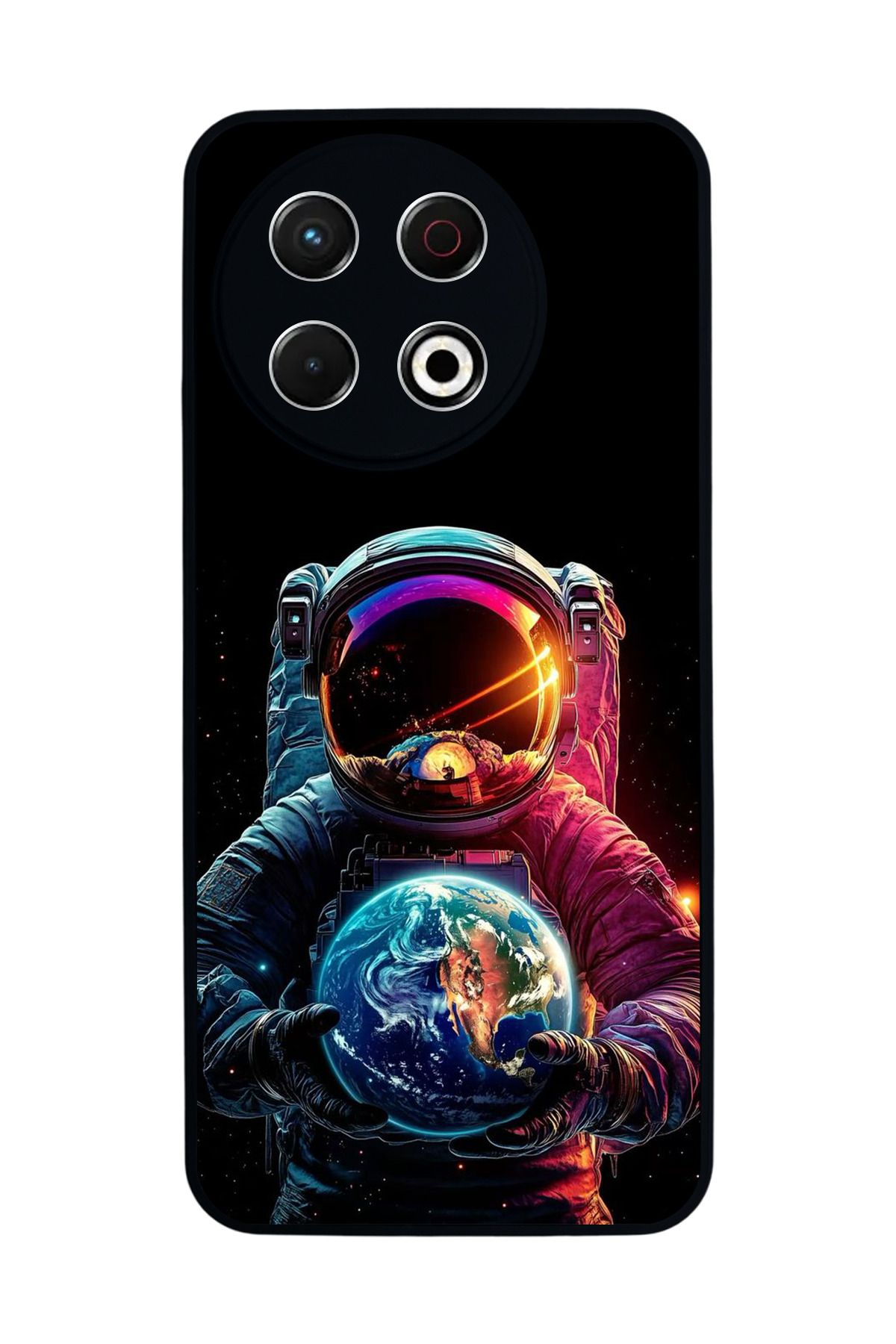 TECNO Spark 30 Pro Mat Siyah Kılıf – Yumuşak Silikon, Koruyucu, Şok Emici Kapak
