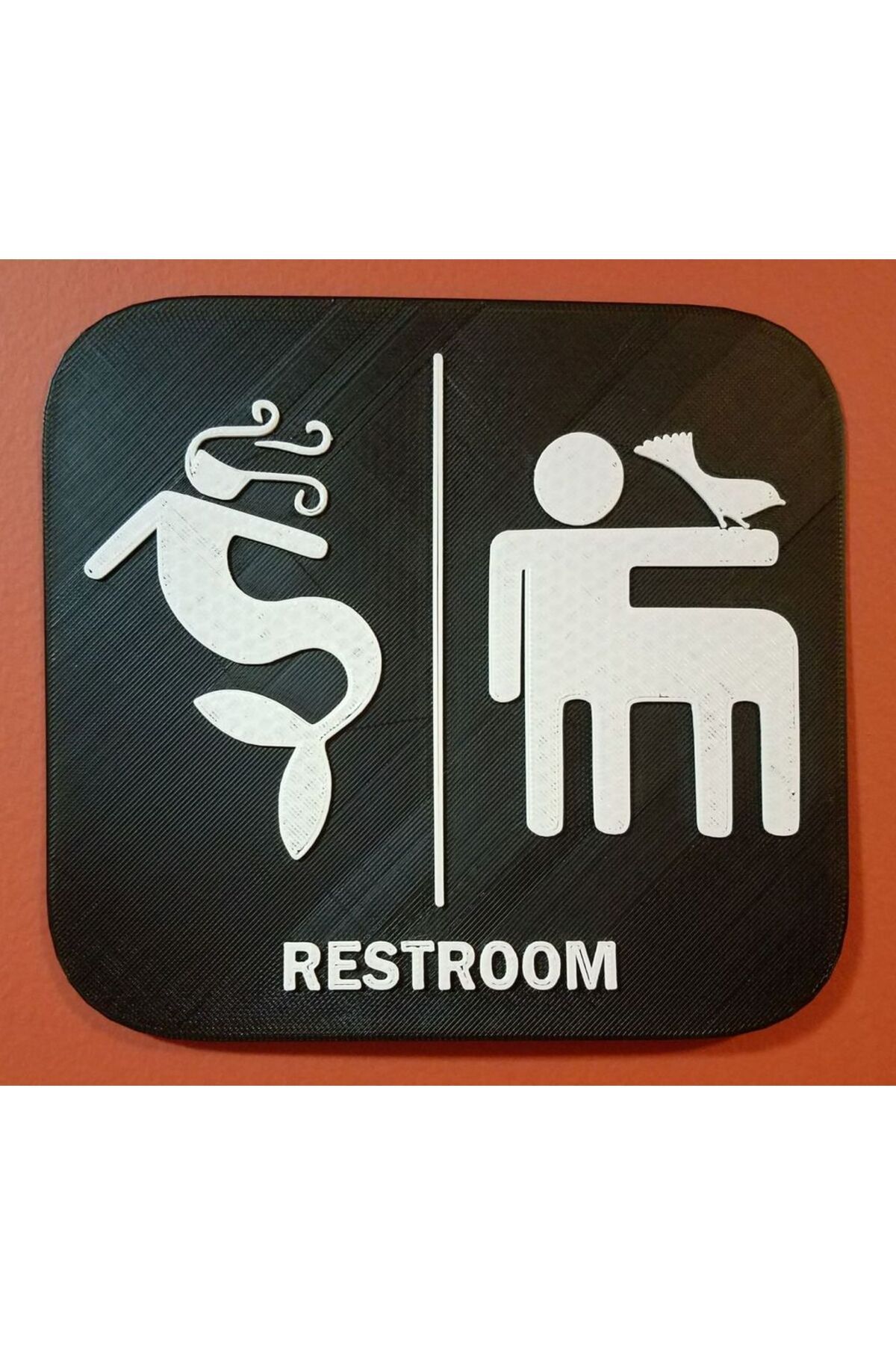 Lucest Denizkızı Centaur Tuvalet Tabelası (Plastik Aparattır!!!)
