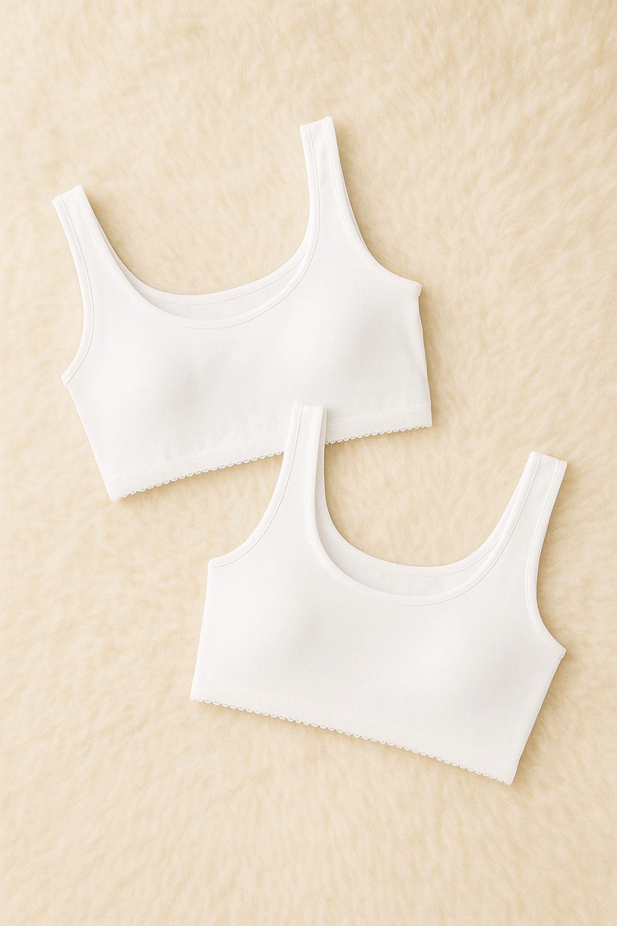 Loule Kadın Giyim 2 Adet Pamuklu & Elastan Body Sütyen LL.23.ILK72.001