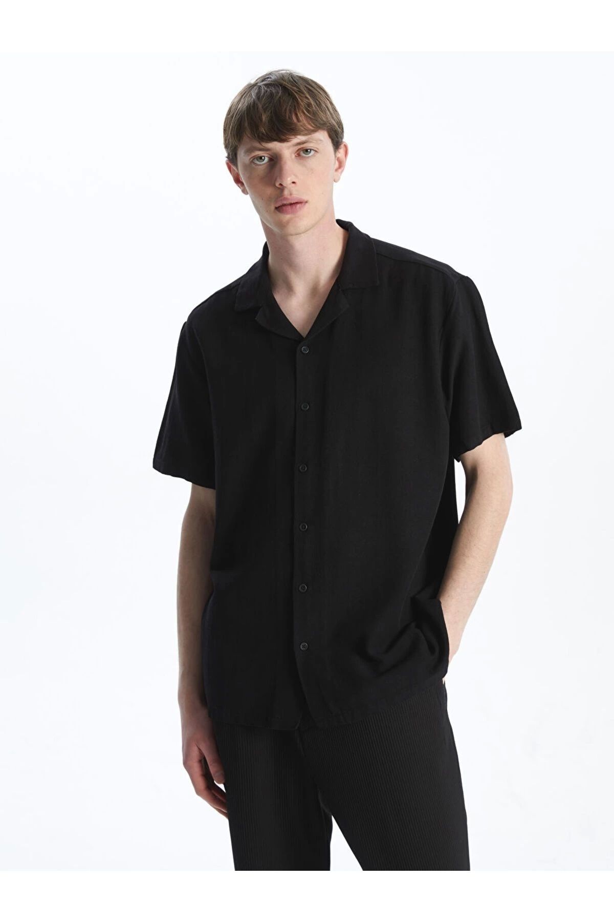 Store Yeni Sezon Regular Fit Kisa Kollu Erkek Gomlek - S5JQ73Z8