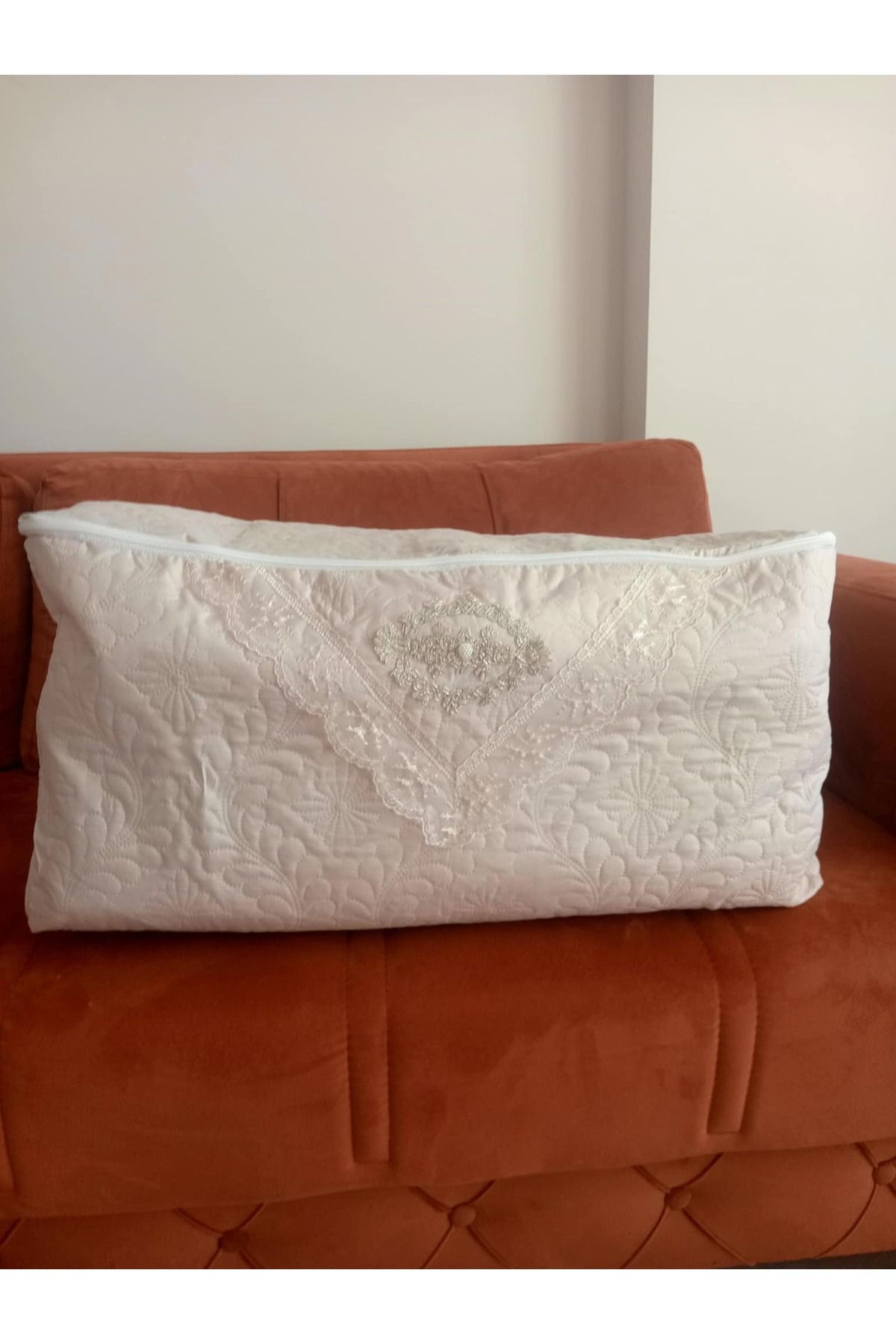 AboutThePerfect 2'li mikro kumaş yastık seti, rahat ve şık cappuccino renkli konfor sağlar