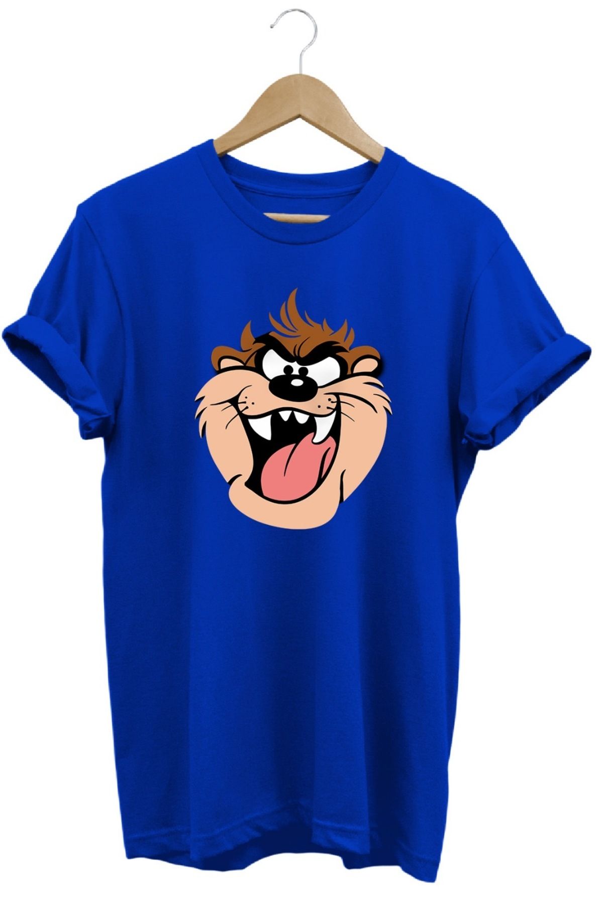 hobidünyam- Tazmanya Canavarı T-shirt baskılı %100 pamuk Regular Fit T-shirt