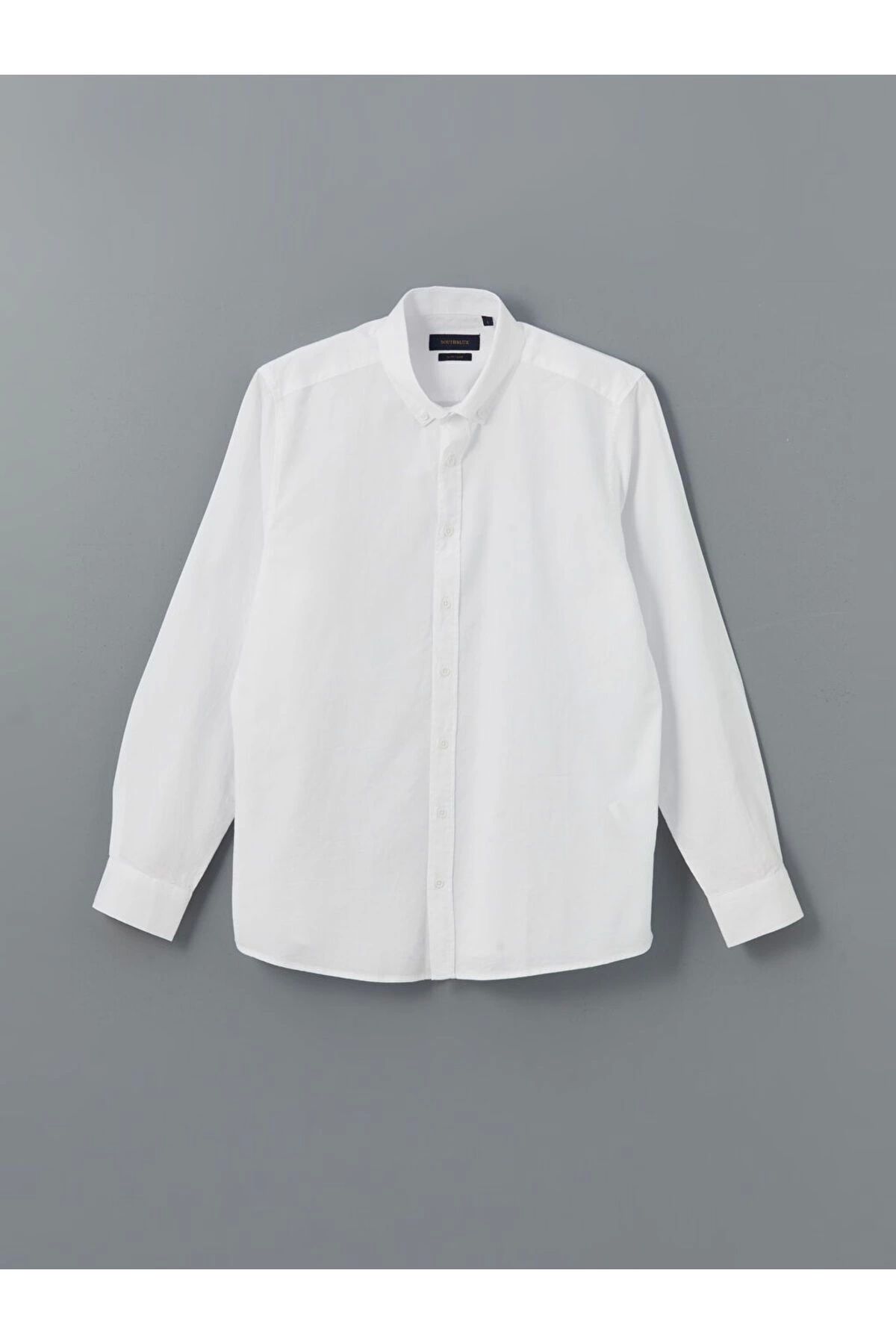 Store Vision Slim Fit Uzun Kollu Oxford Erkek Gömlek