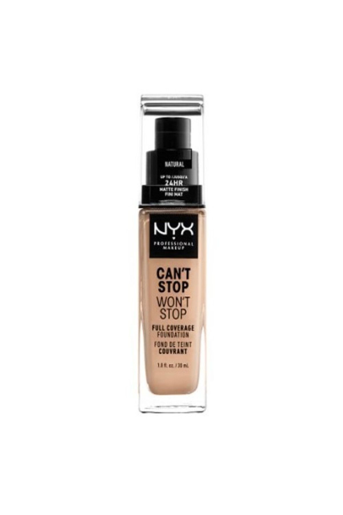 NYX-Can't Stop Won't Stop Full Coverage Foundation Light Buff 1