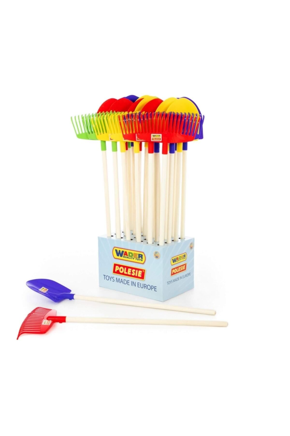 AboutThePerfect Çocuk Bahçe Aletleri Seti, 85 cm kürek ve 78 cm tırmık, mavi renkli, dayanıklı ve eğlenceli