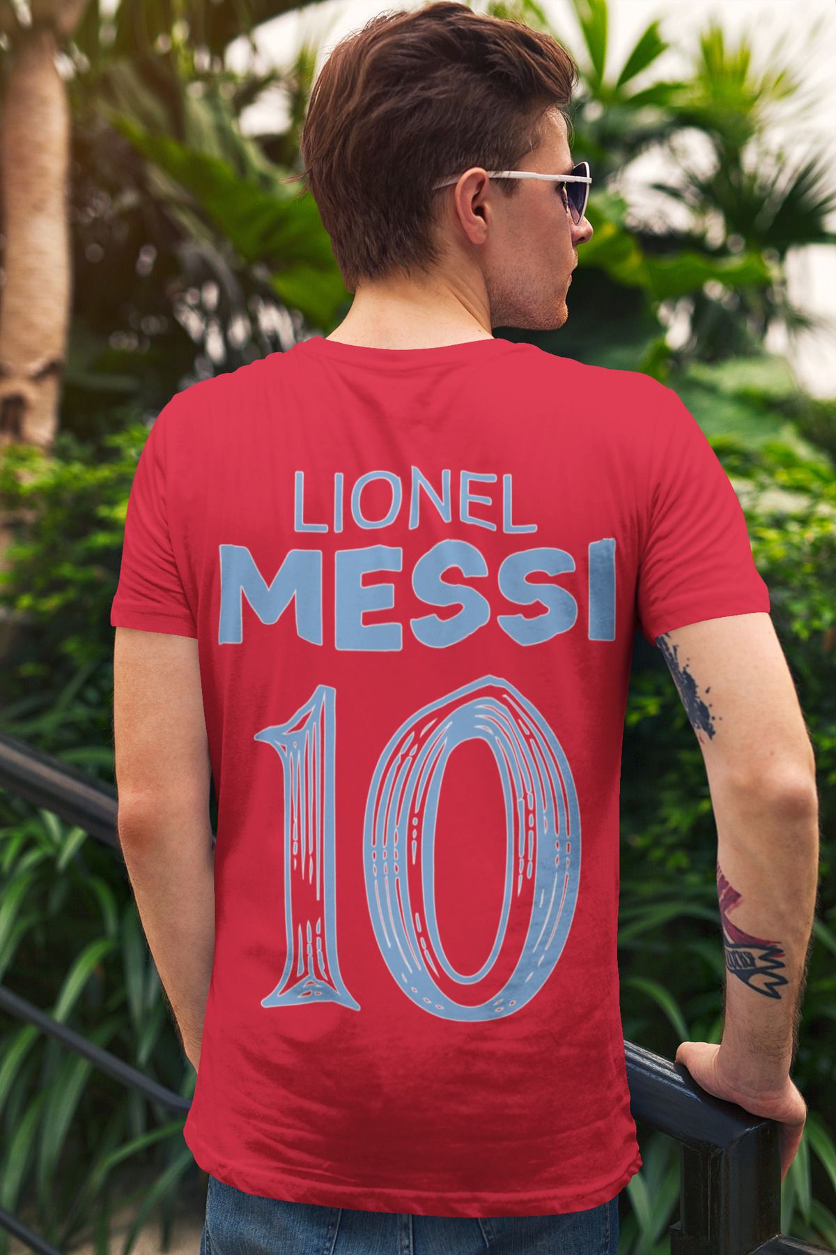 Biy Store Arjantin milli takım forma Lionel futbol sırt baskılı unisex kısa kollu tişört spor t-shirt