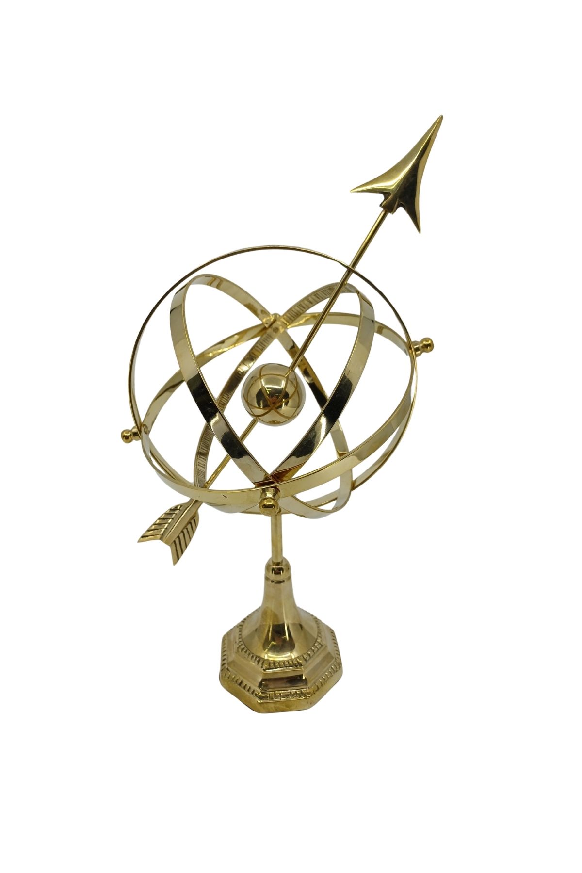 ITSOLD Pirinç Eskitme Astronomik Küre Dekoratif Obje