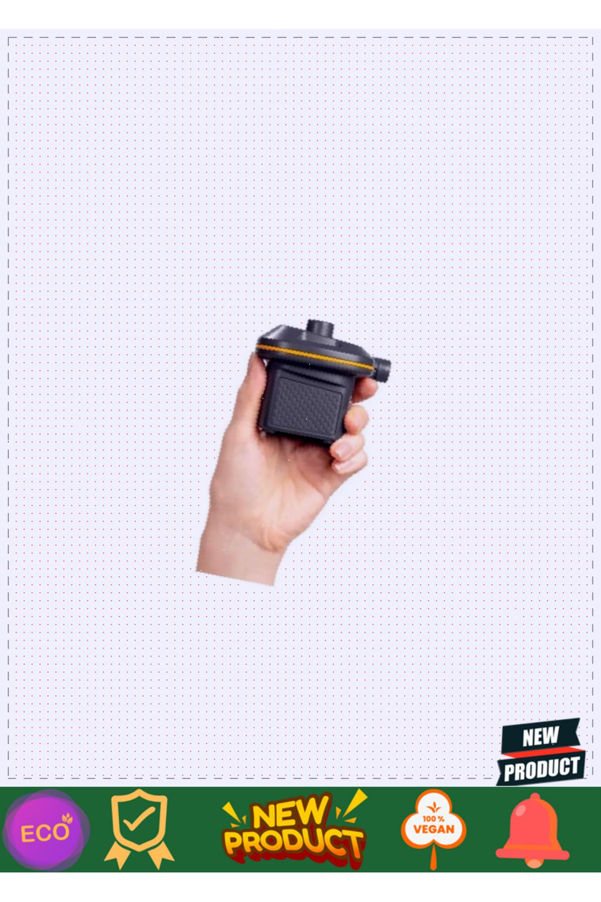 AboutThePerfect Hızlı USB hava pompası, taşınabilir ve kullanımı kolay, çok yönlü şişirme cihazı