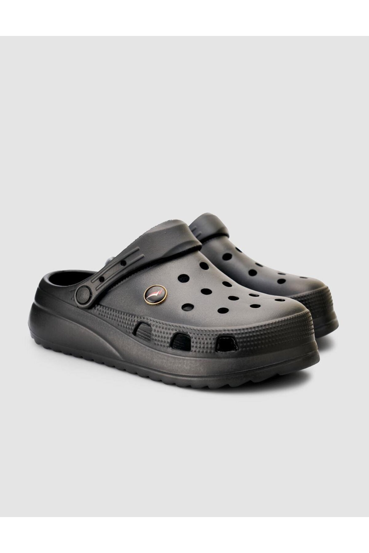 Cabani-Snx Black Men's Perforated Eva Slippers 2