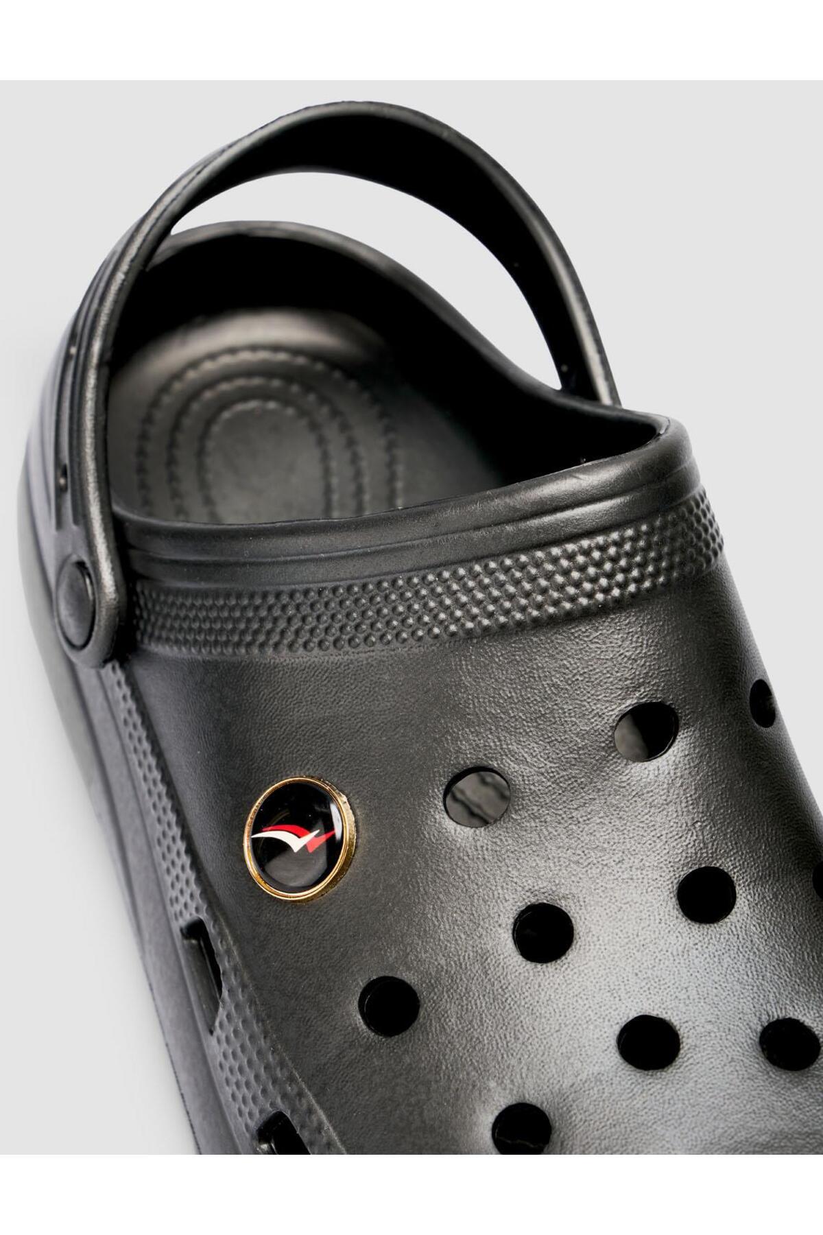 Cabani-Snx Black Men's Perforated Eva Slippers 6