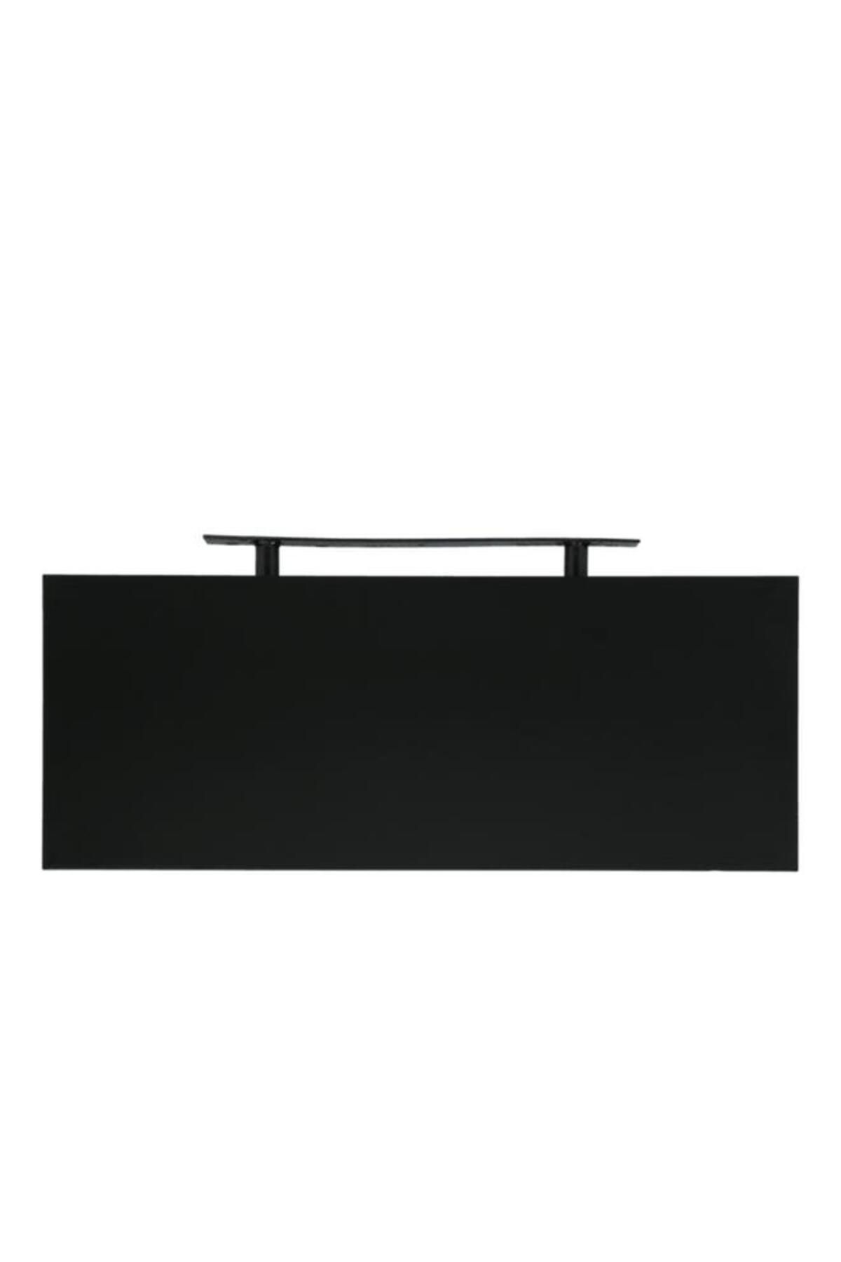 Generic-HONEY BEE Rectangular Textured Shelf Black 2