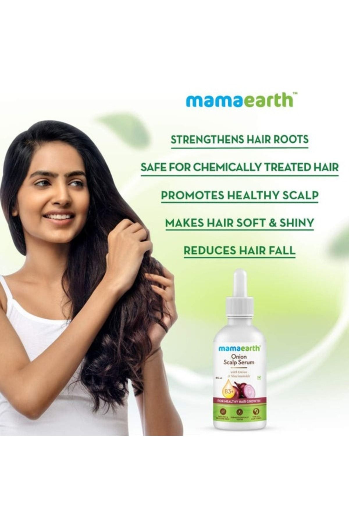 Mamaearth-Onion Scalp Serum 50 ml For Hair Fall Control & Healthy Scalp with Onion & Niacinamide 4