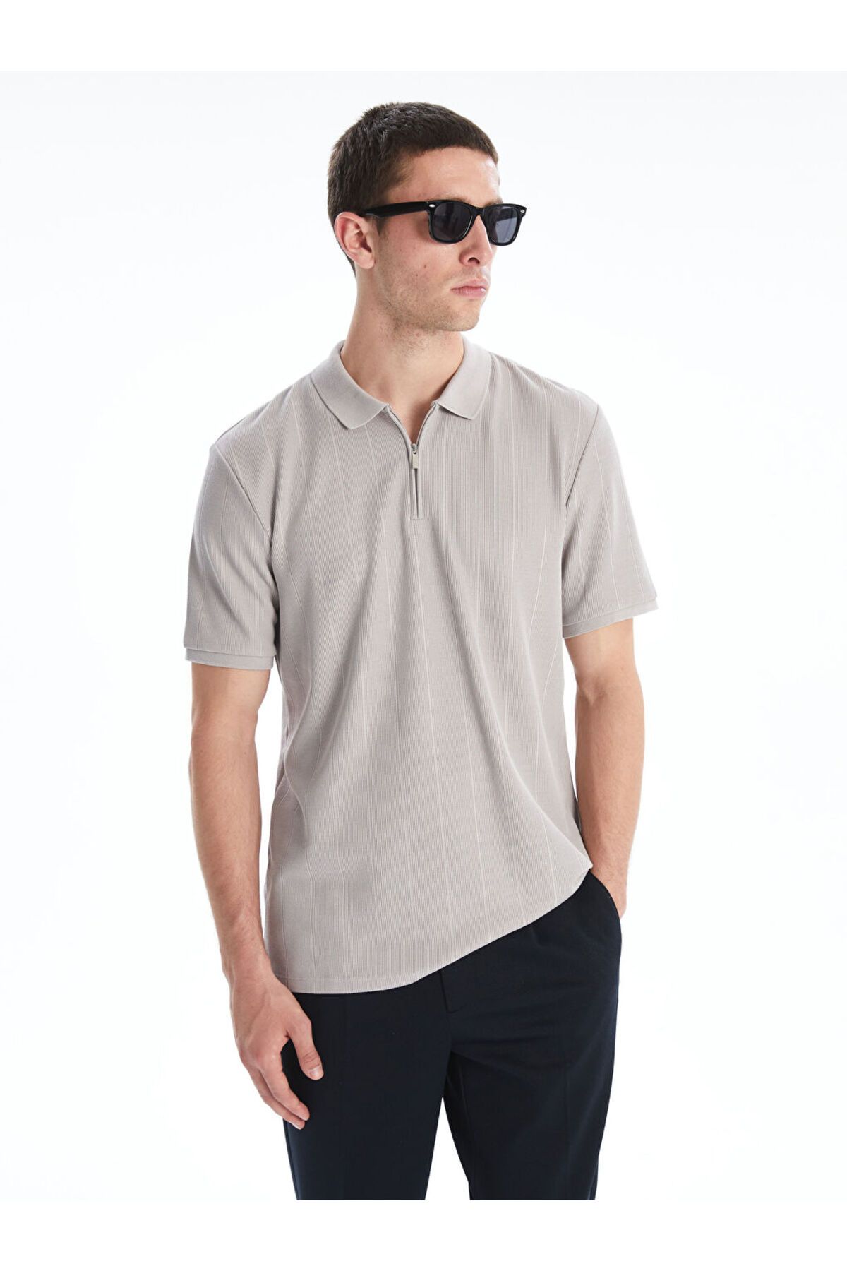 LC Waikiki LCW Vision Bej Polo Yaka Erkek Tişört S5G422Z8NVY25