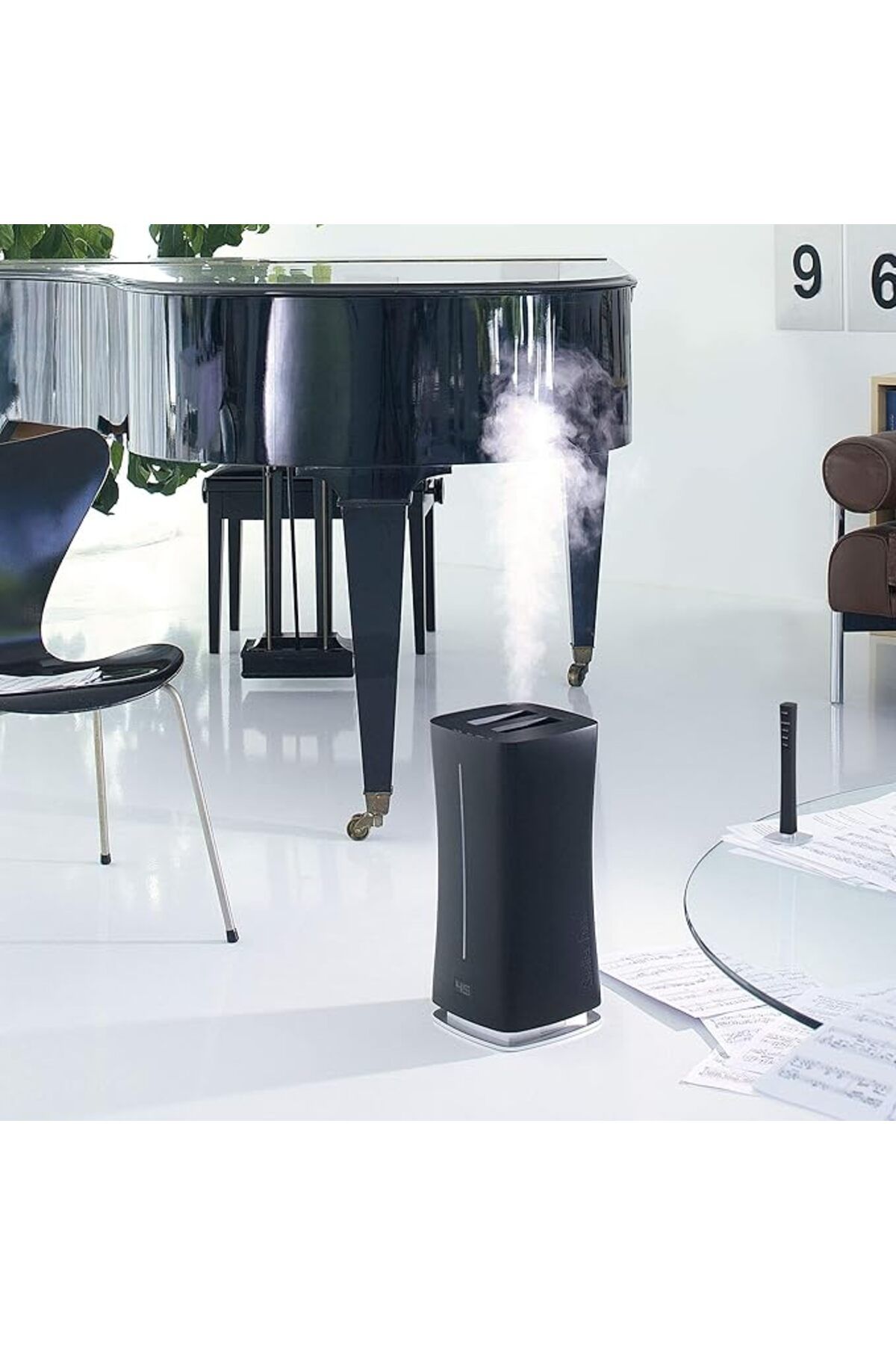 Stadler Form-Eva Swiss Design Humidifier: WiFi, Precise Sensor, 1.4m Mist, 80m², 2Y Warranty-Black 2