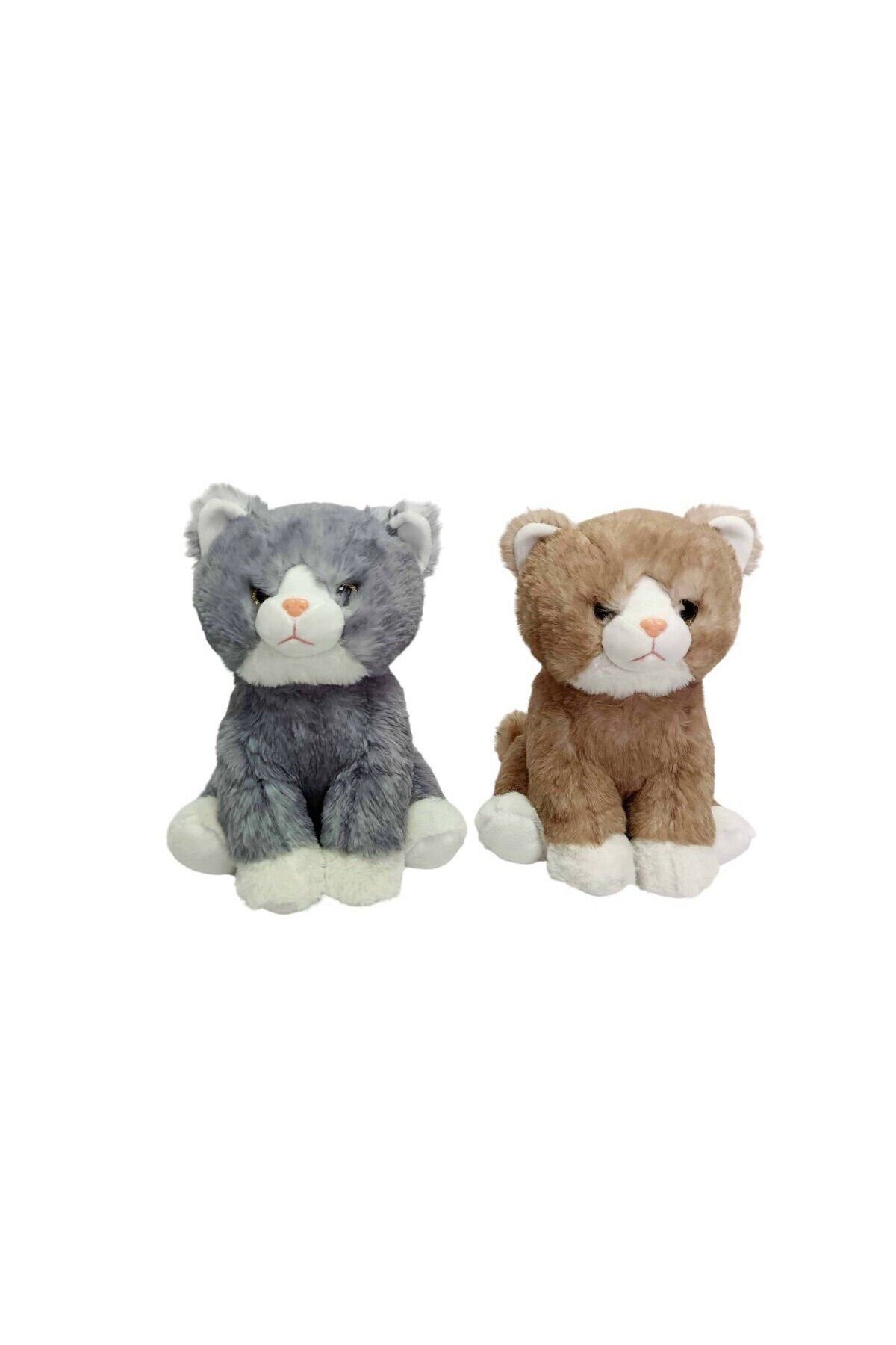 Aymir Ticaret PB31545-23 Peluş Oturan Kedi 23 cm