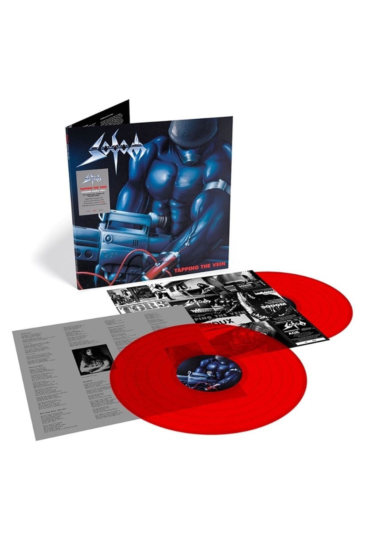 Eskişehir Plak SODOM – Tapping The Vein (TRANSPARENT RED VINYL) 2LP