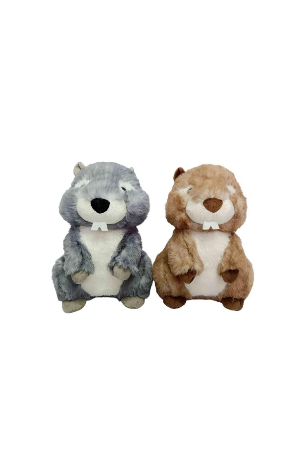 NW NessiWorld Nessiworld PB31609-23 Peluş Oturan Sincap 23 cm