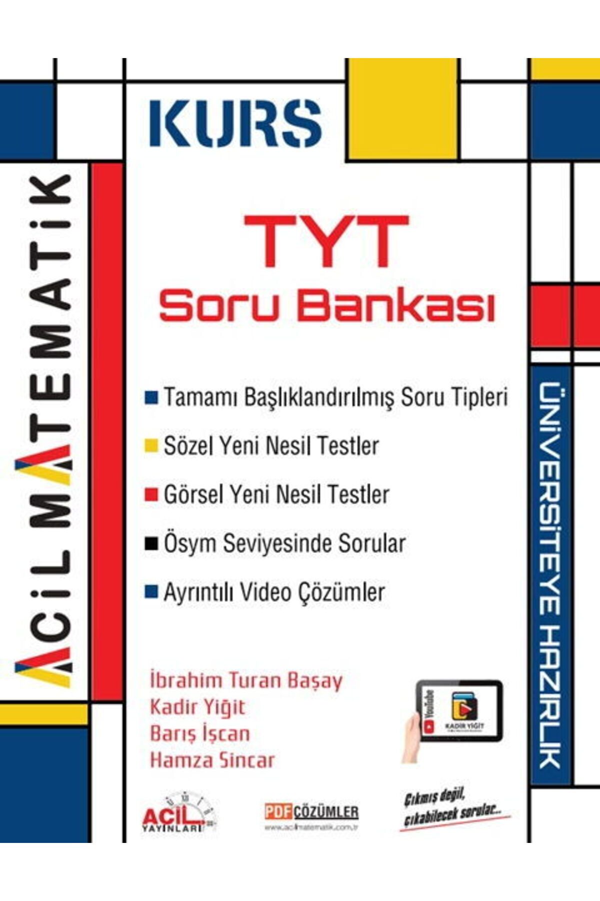 AV YAYINLARI Acil Yayınları TYT Matematik KURS Soru Bankası