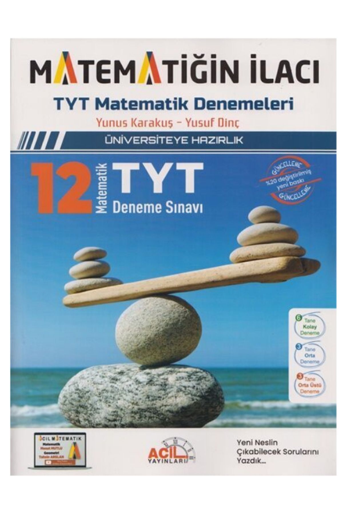 AV YAYINLARI Acil Yayınları TYT Matematiğin İlacı Matematik Denemeleri 2024