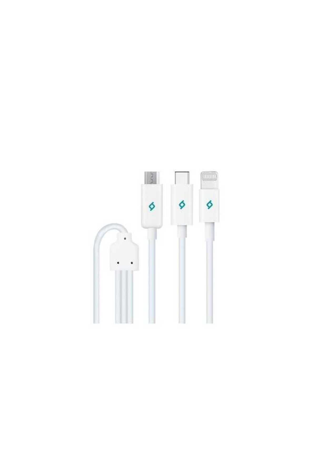 ELBA Ttec 2DK7521 Trio 3 IN 1 Şarj Kablosu