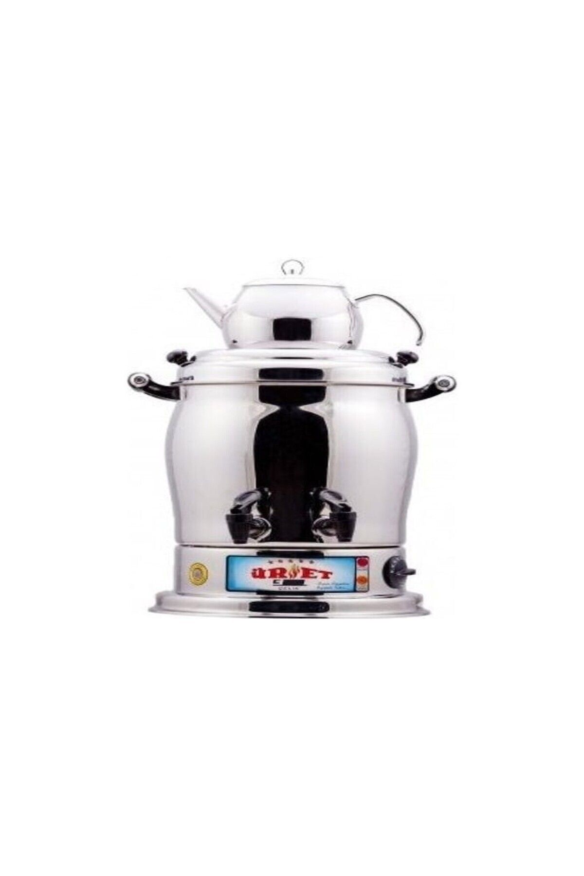 ÜRET Üret Çift Amaçlı 6 L Çay Semaveri Inox Inox