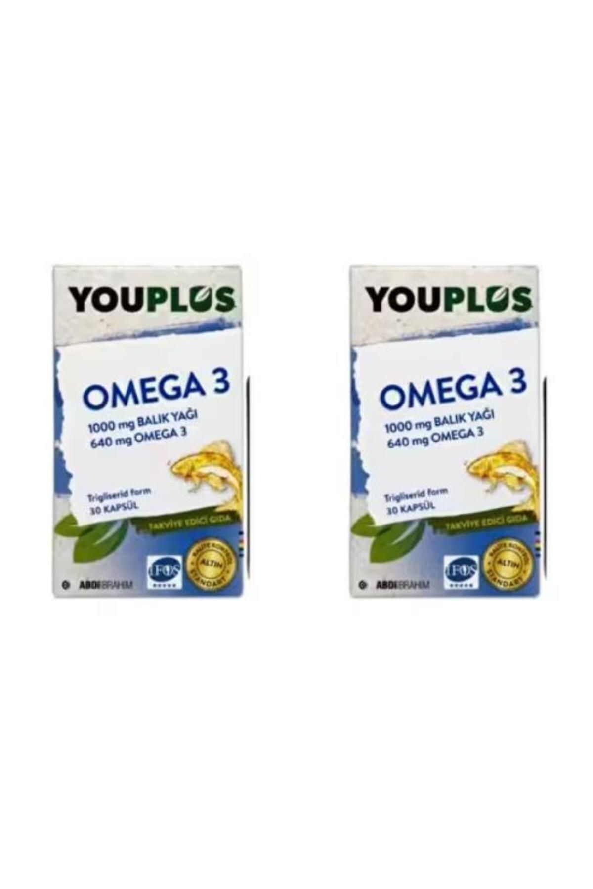ABDİİBRAHİM Youplus Omega 3 30+30 Kapsül - İkincisi %50