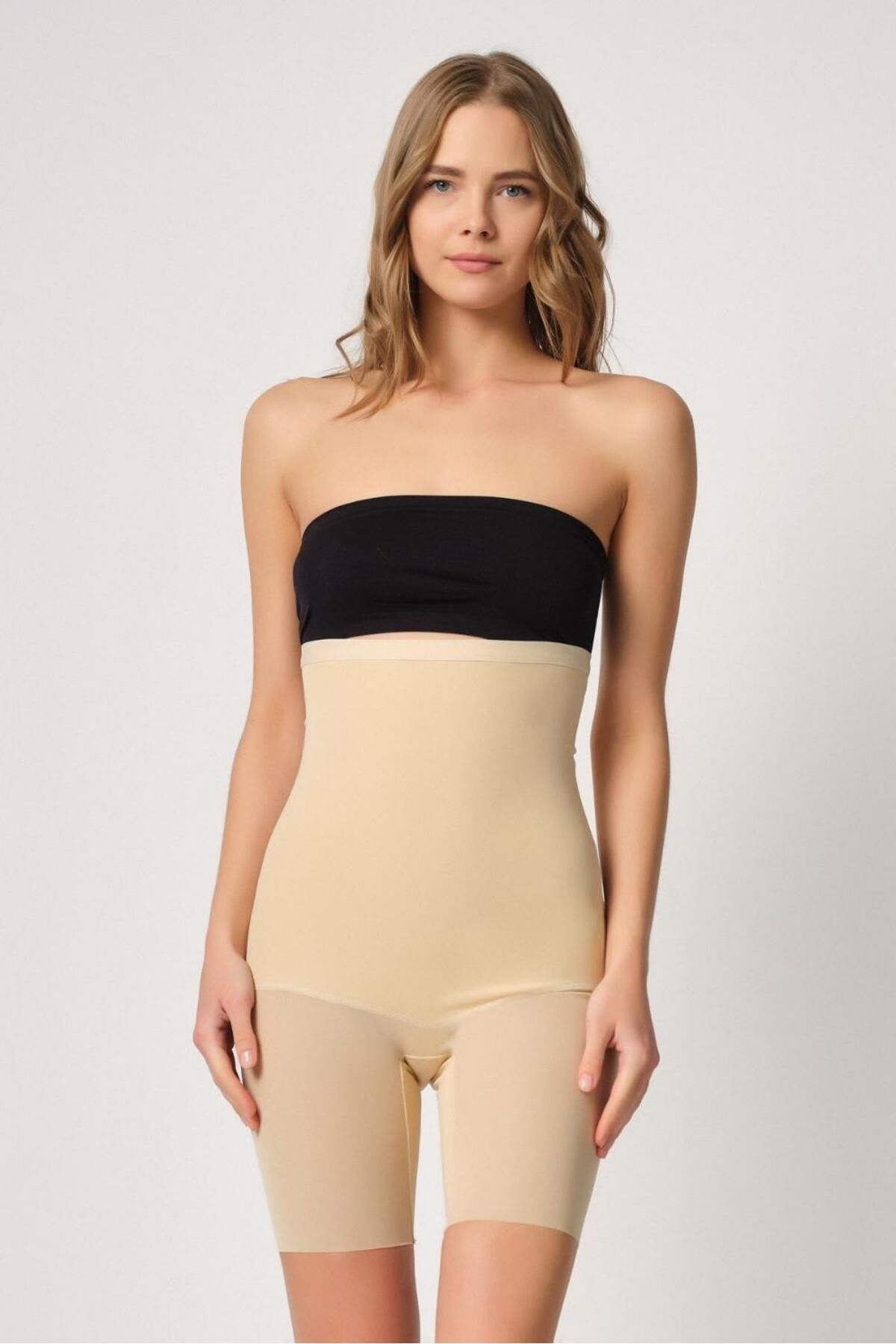 bazaar-turkey all you need TEN MI Emay 2929 Double Tül Paçalı Lazer Korse