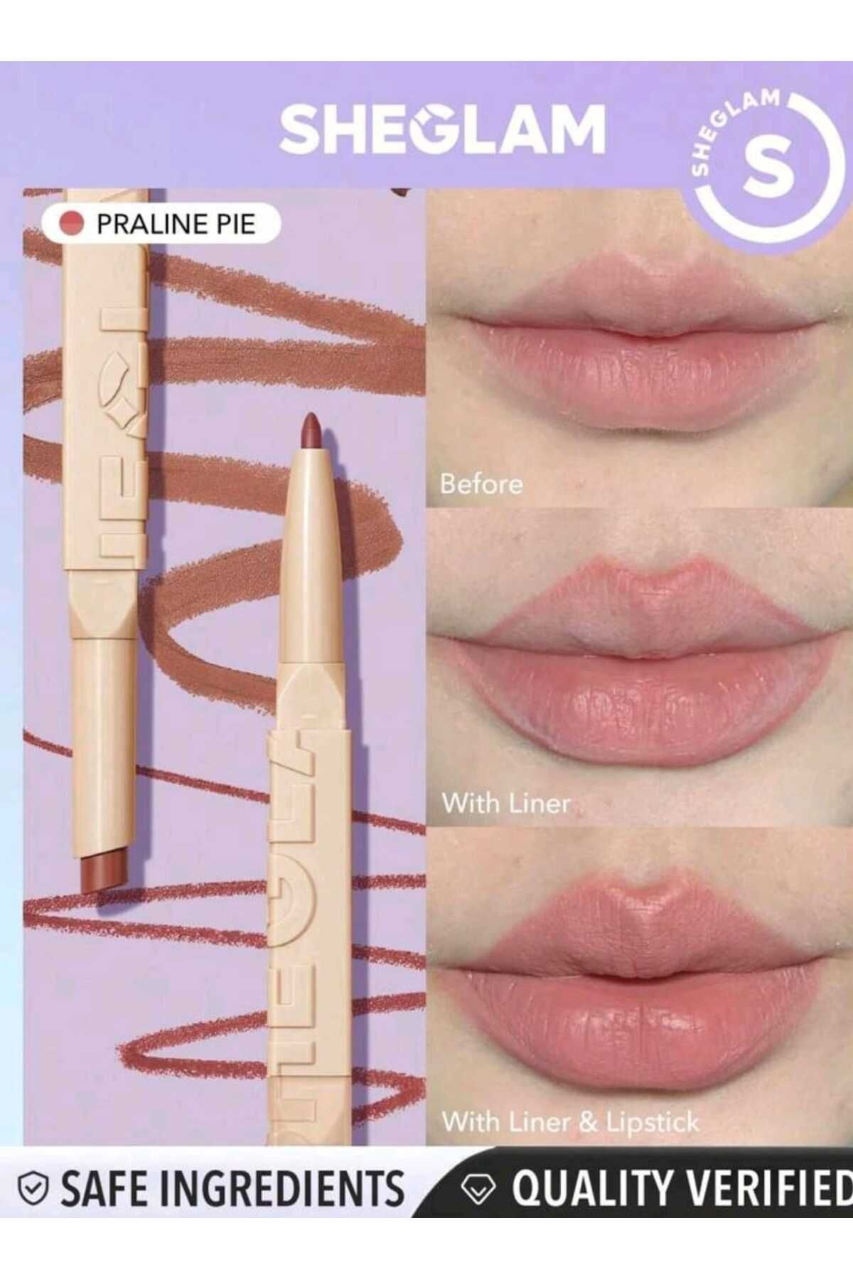 SHEGLAM LİPSTİCK & LİNER DUO