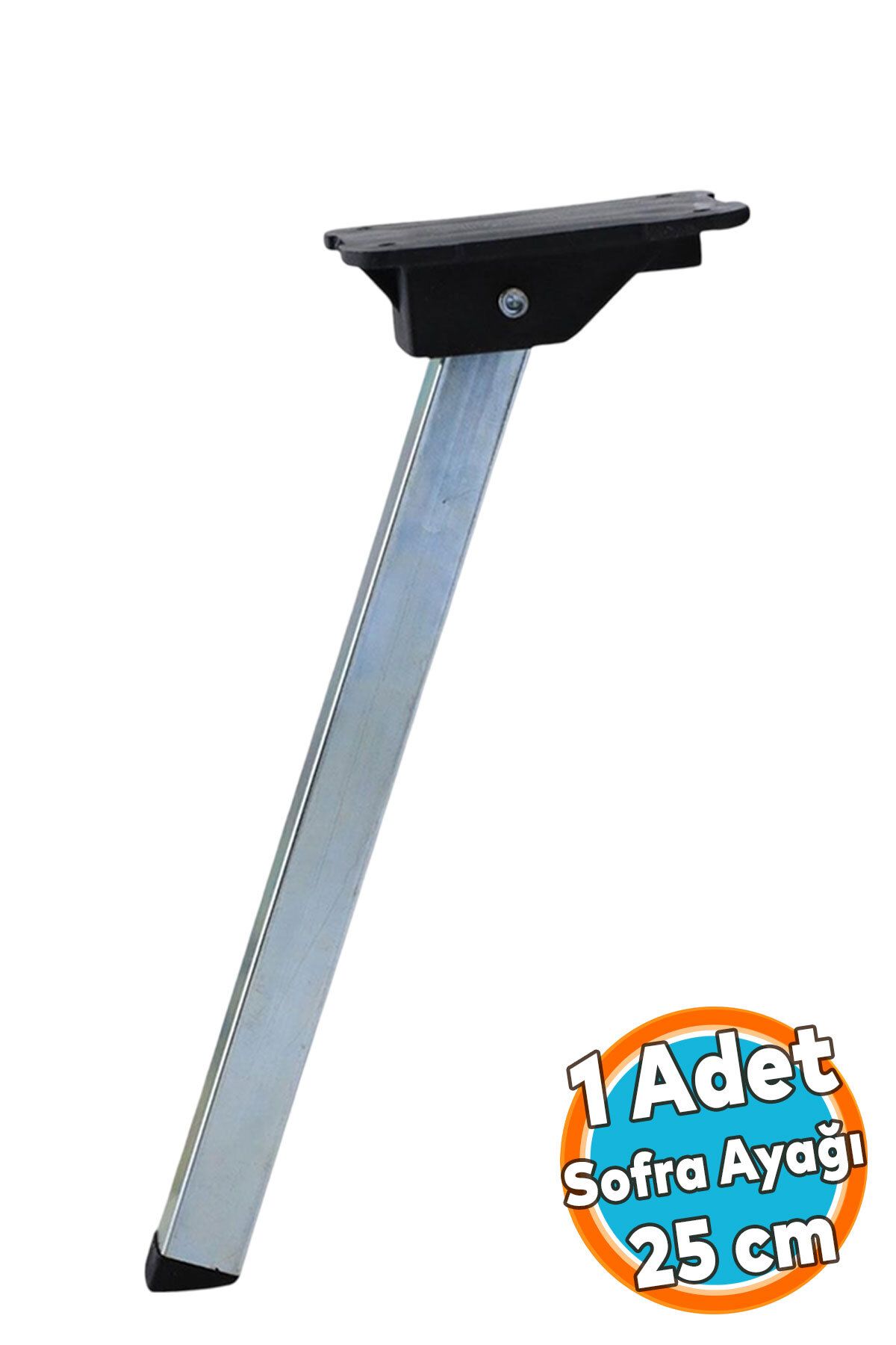 NZB Metal Sofra Ayağı 25 cm Plastik Siyah Taban Katlanır Yer Sofrası Sini Altı Mobilya Ayak Sehpa Masa
