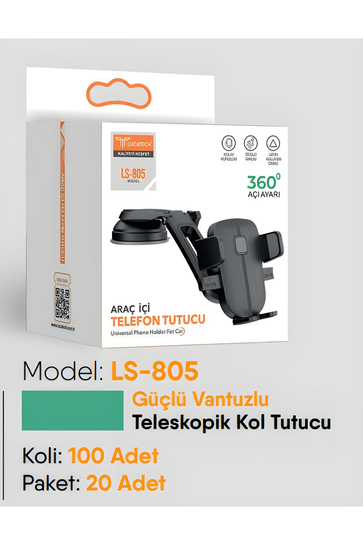 Lucatech Araç Telefon Tutacağı