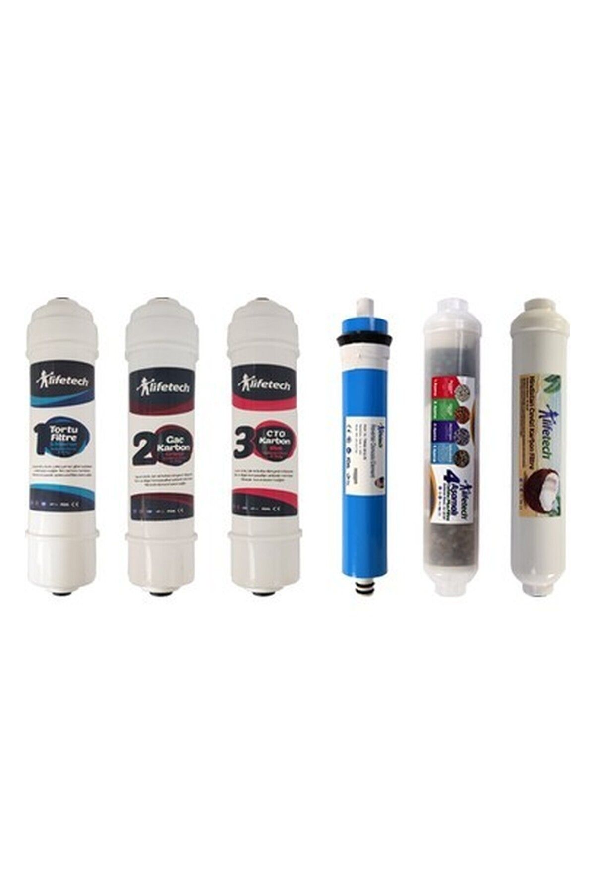 3D Life Tech Lifetech 9 Aşama Inline Quick Filtre Seti (Kapalı Kasa Model) Membran Filtreli