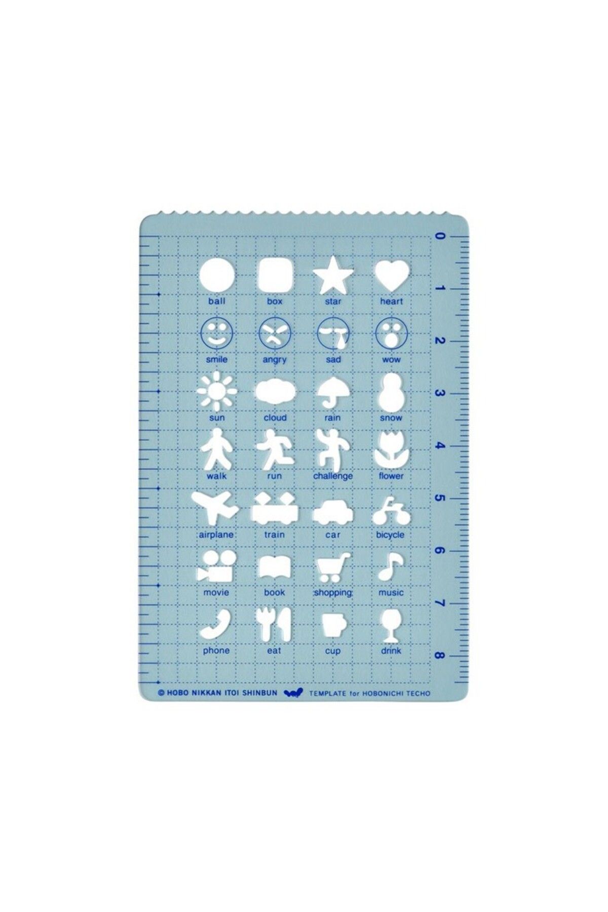 HOBONICHI Template Basic - Şablon - Aktiviteler