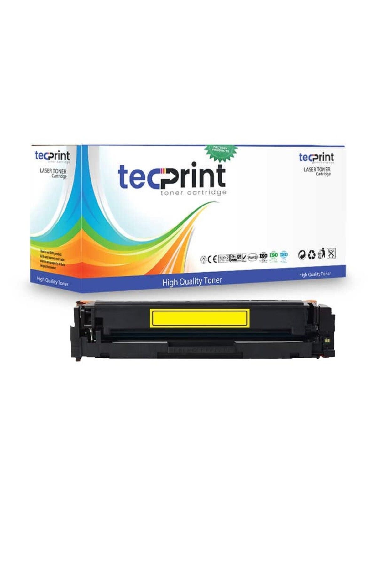tecprint HP CF512 Çipli Muadil Toneri Sarı Renk (204A) Y