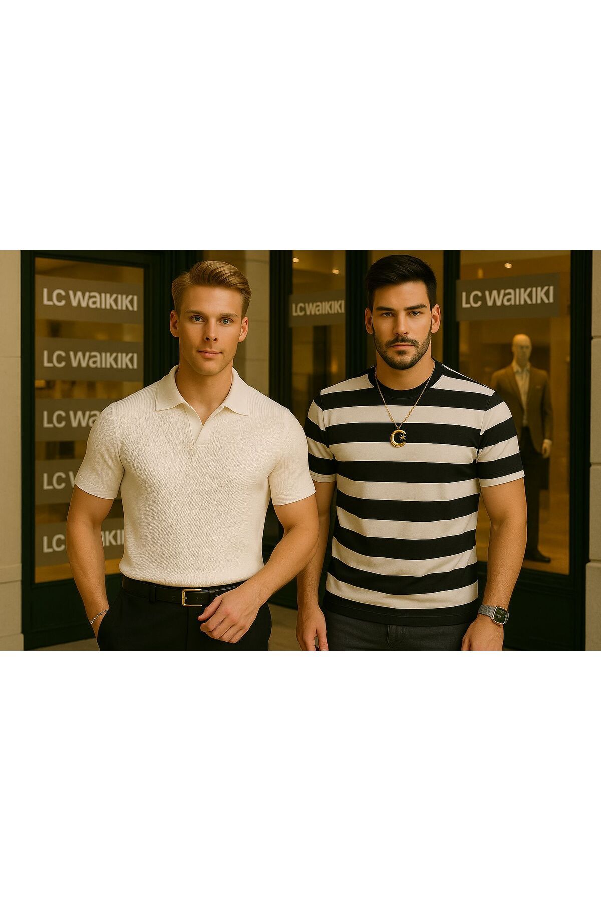 LC Waikiki 2'li avantajlı set pamuklu terletme yapmaz kaliteli ve şık özel tasarım erkek tişört