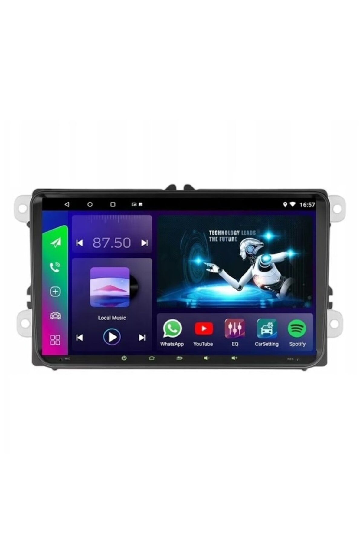 OEM-Navigation System Android 13 with Android Auto & Carplay Wireless, Bluetooth, 2GB RAM, 32 GB, 9-inch 2