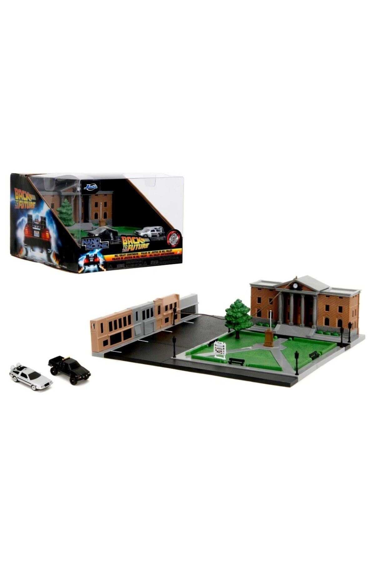 Jada 253253020 Back to The Future Clokc Tower Nano Sahne Diorama Modellemesi