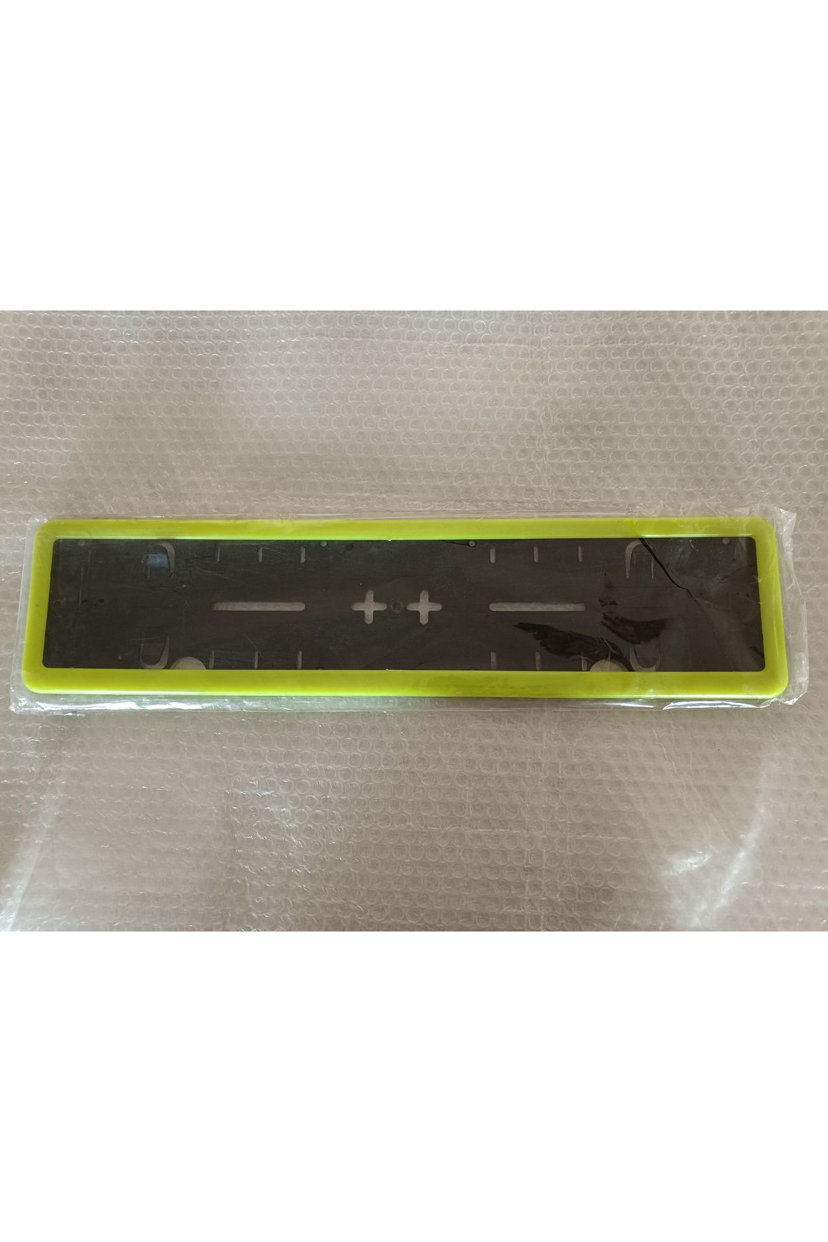 TÜRKSET Universal yeşil çerçeveli plakalık TEKLİ