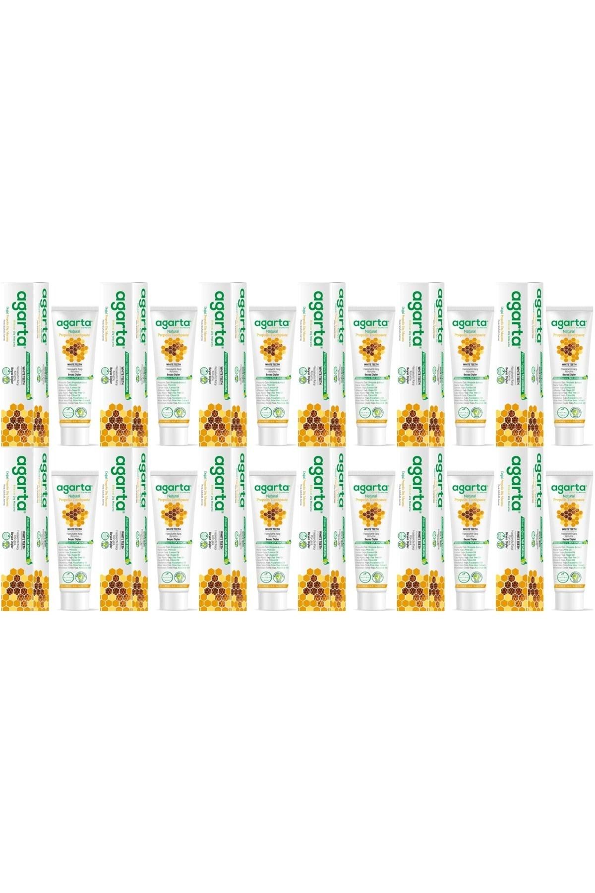 Agarta Doğal Diş Macunu 100ML Propolisli (12 Li Set)