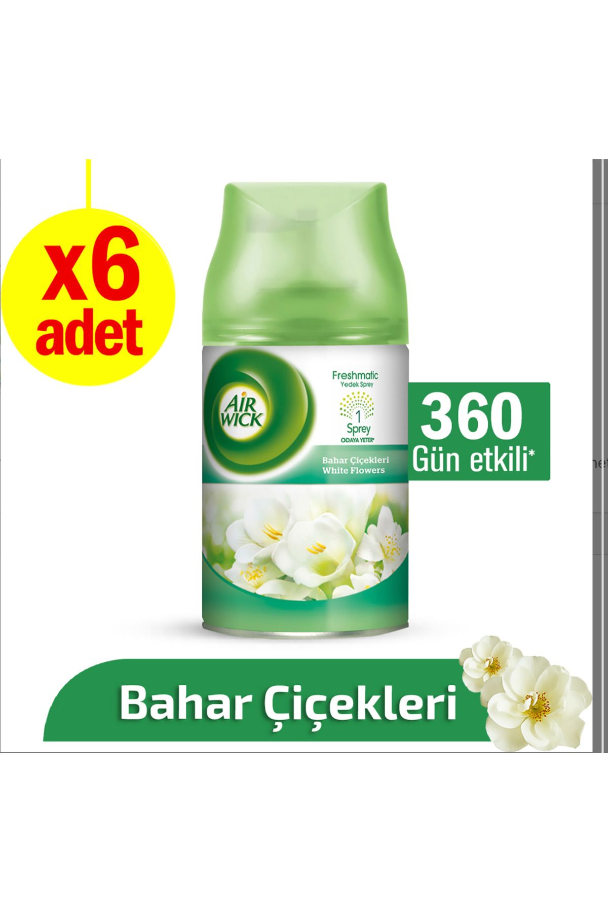Reckitt Benckiser Airwick Freshmatic Yedek Bahar Çiçekleri 6Li