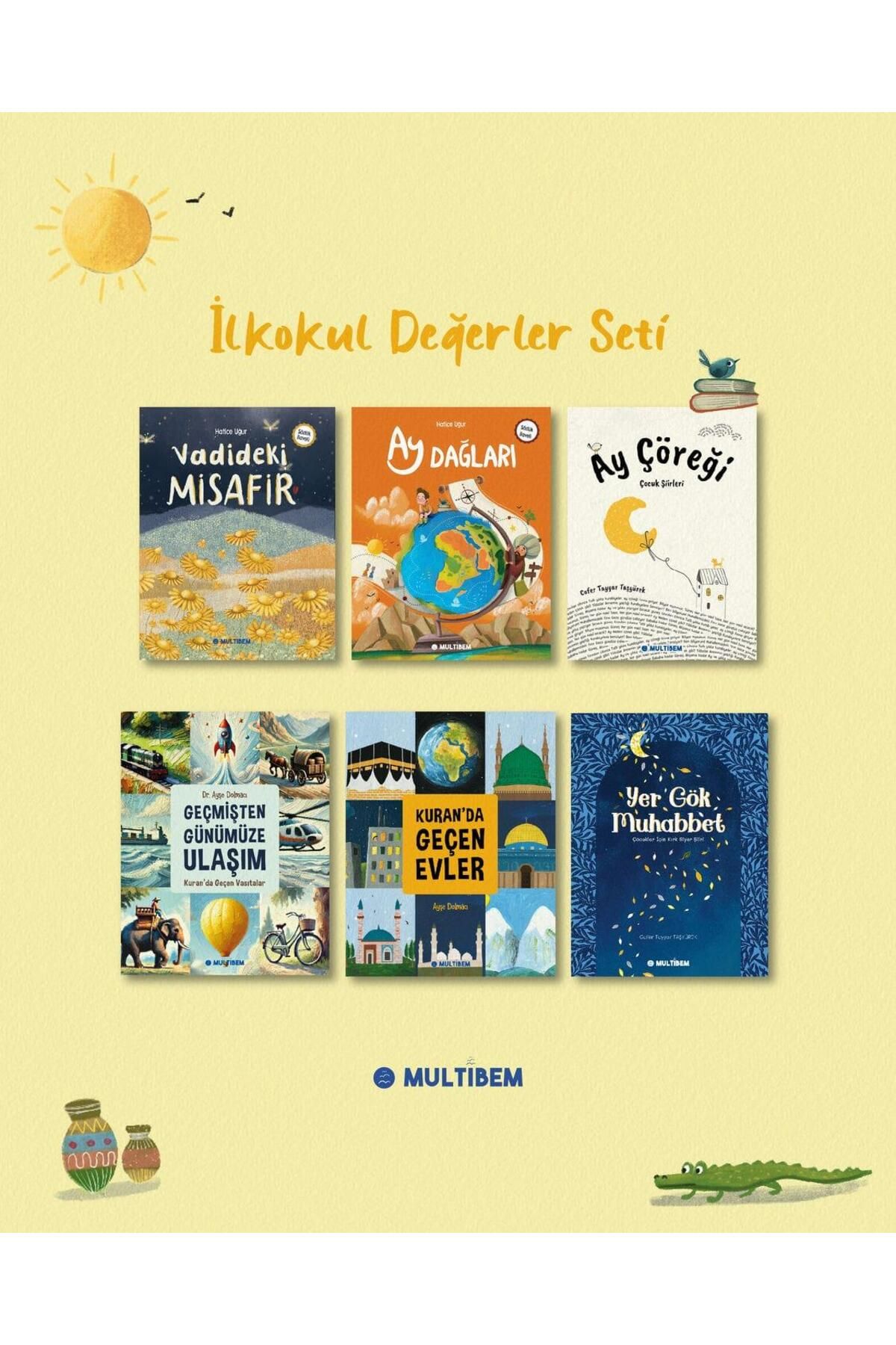 Multibem Yayınları İLKOKUL DEĞERLER EĞİTİMİ SETİ 6 KİTAP