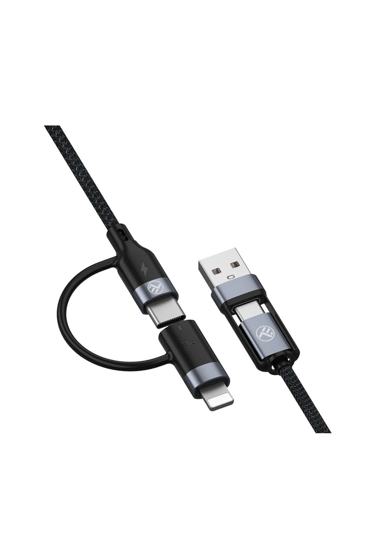 Lucatech iPhone 15 / 15 Pro Max / 16 / 16 Pro Max uyumlu 120W Kırılmaz Çoklu Hızlı Şarj Kablosu