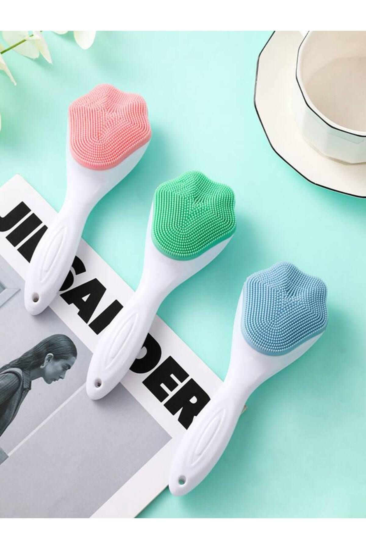 MR RZN STORE Cilt Temizleme Peeling Fırçası