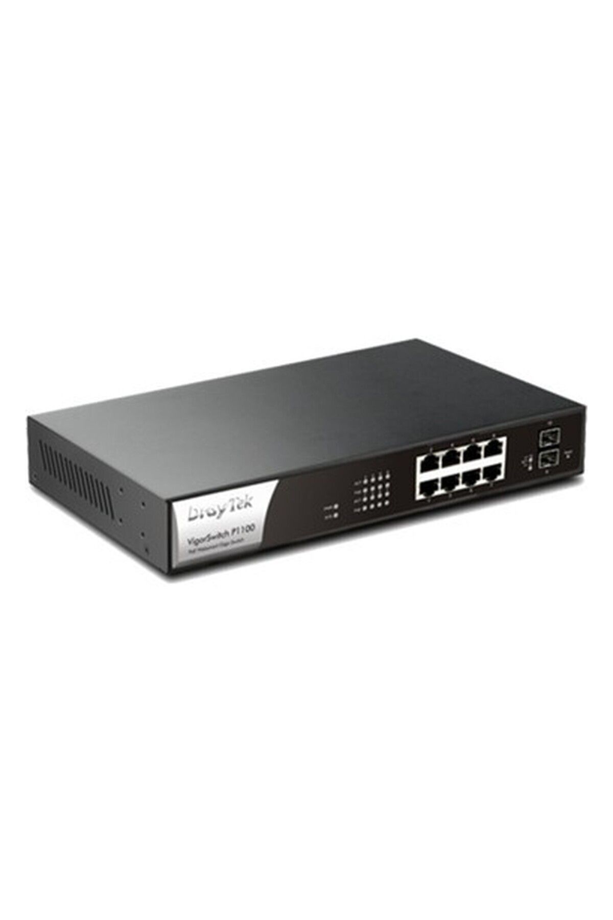 DRAYTEK VIGORSWITCH P1100 8+2 PORT POE WEBSMART GIGABIT SWITCH