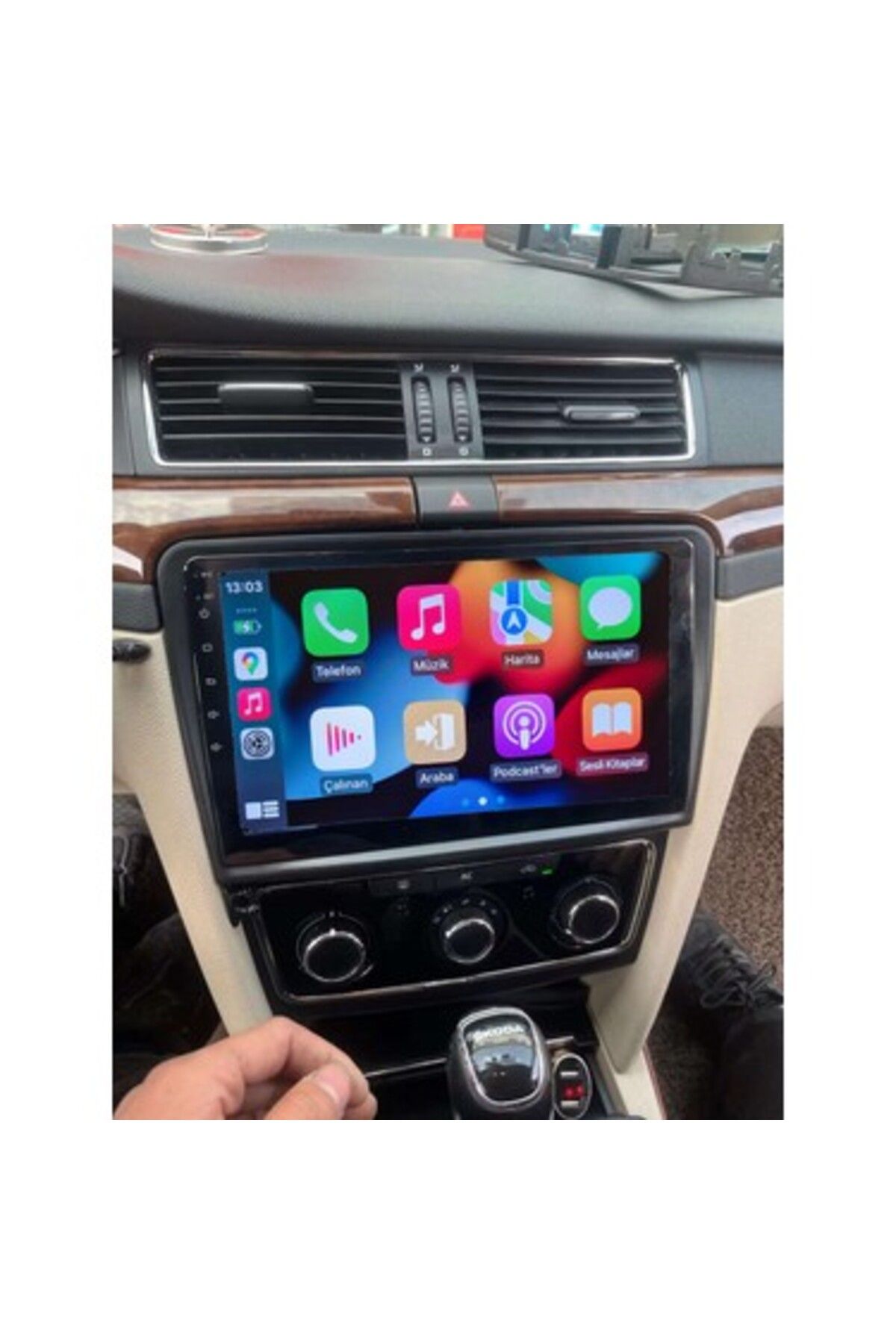 SOUNDCİTY SKODA SUPER B 2008-2013 MULTİMEDYA CARPLAY EKRAN SETİ 2 GB RAM 32 HAFIZALI