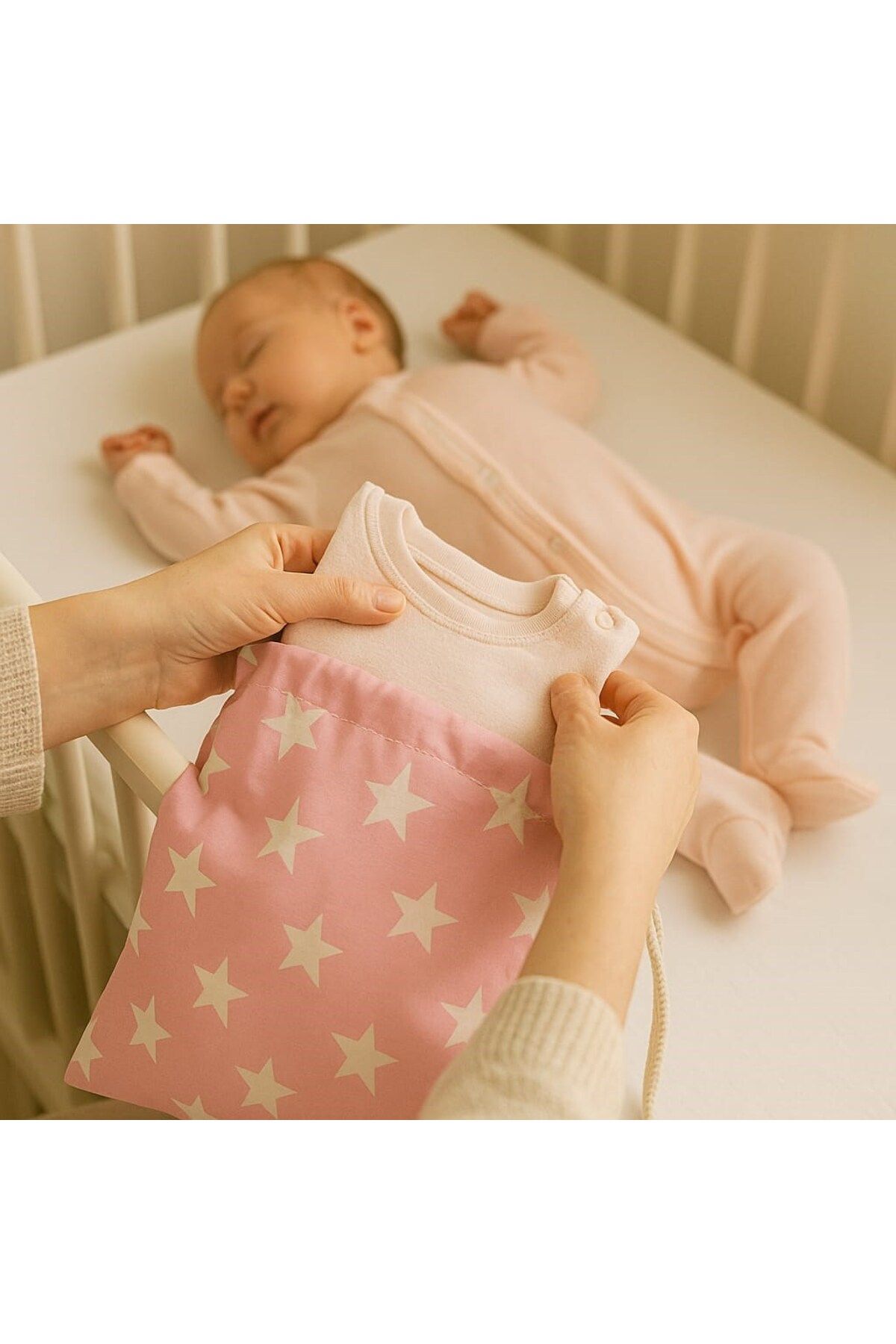 Tly Home Textiles BEBEK BAKIM ÇANTASI (PEMBE )