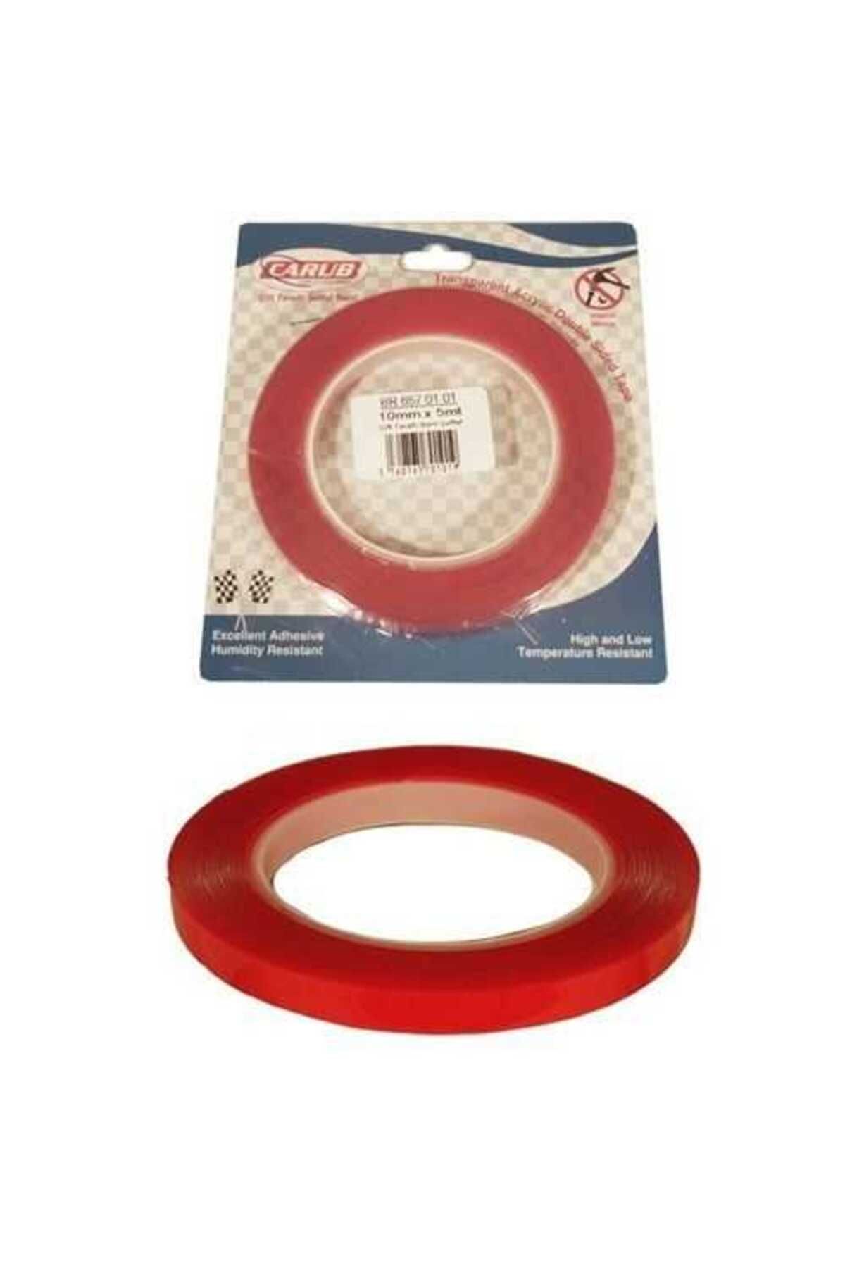 ShopB ÇiFT TARAF BANT SEFFAF SiLiKONLU TiP 10MM X 5 MT.